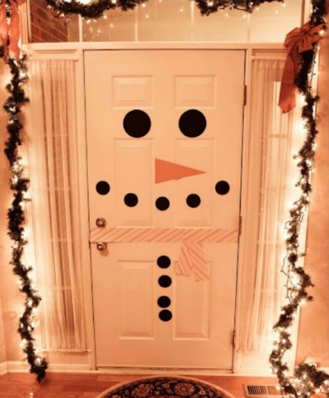 snowman-door