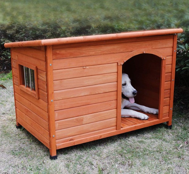 ξύλινο σπιτάκι σκύλου παλέτες