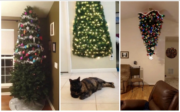 χριστουγεννιάτικη διακόσμηση δέντρου σπίτι με κατοικίδια