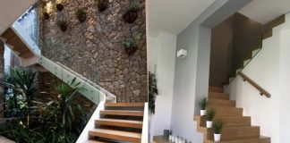 ιδέες για να διακοσμήσεις τις εσωτερικές σκάλες του σπιτιού σου με φυτά