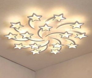 φωτιστικό οροφής με αστέρια