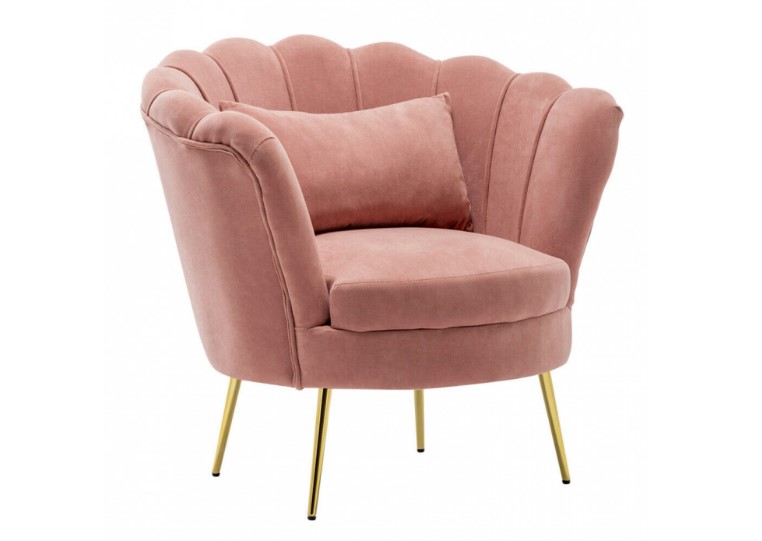 ροζ μοντέρνα πολυθρόνα
