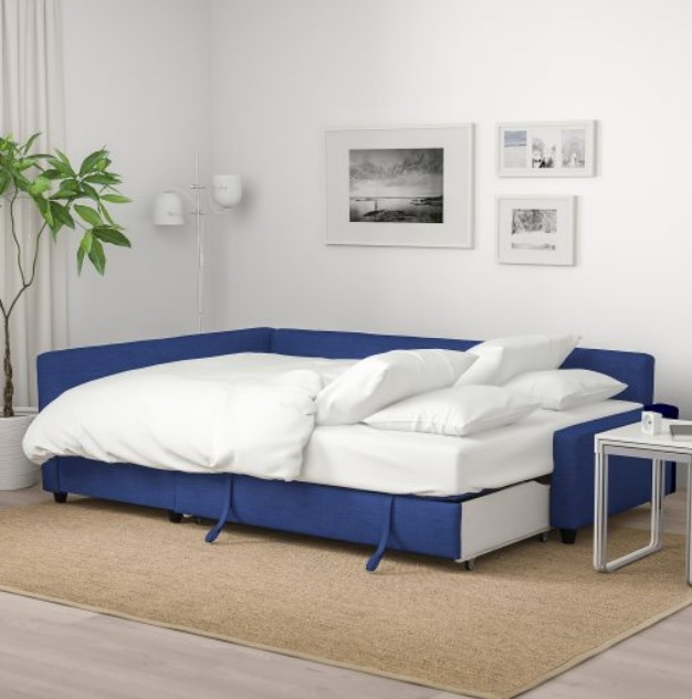 γωνιακός καναπές ΙΚΕΑ κρεβάτι
