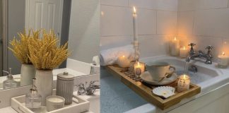 όμορφες ιδέες πια διακόσμηση μπάνιου